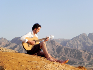 Daniel Tyler Pohnke of Full Moon Rising in Sinai, Egypt